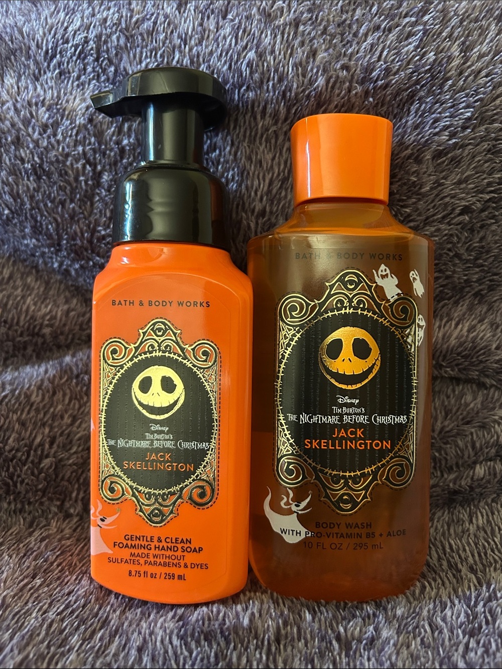 Bath & Body Works Disney Nightmare Jack Skellington Hand Soap & Body Wash Set